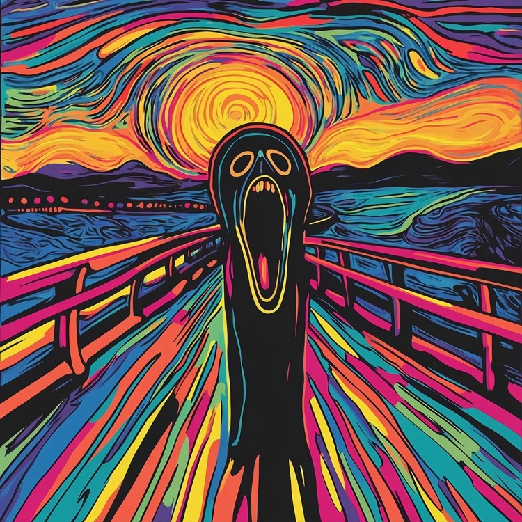 Picture of THE SCREAM POP ART XVI