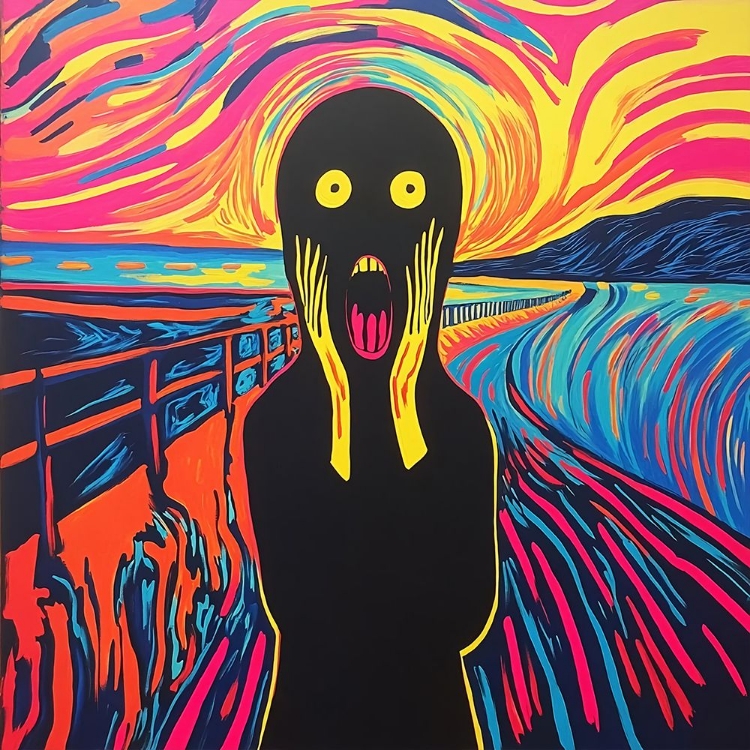 Picture of THE SCREAM POP ART XVIII