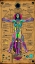 Picture of VITRUVIAN MAN POP ART IX