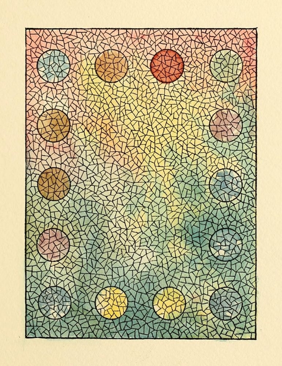 Picture of BELCHER MOSAIC GLASS 1886 - 4 DESIGN BY BMG CO