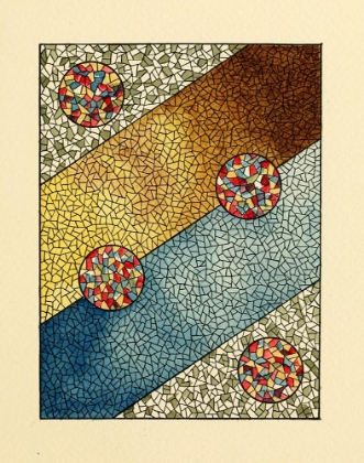 Picture of BELCHER MOSAIC GLASS 1886 - 5 DESIGN BY BMG CO