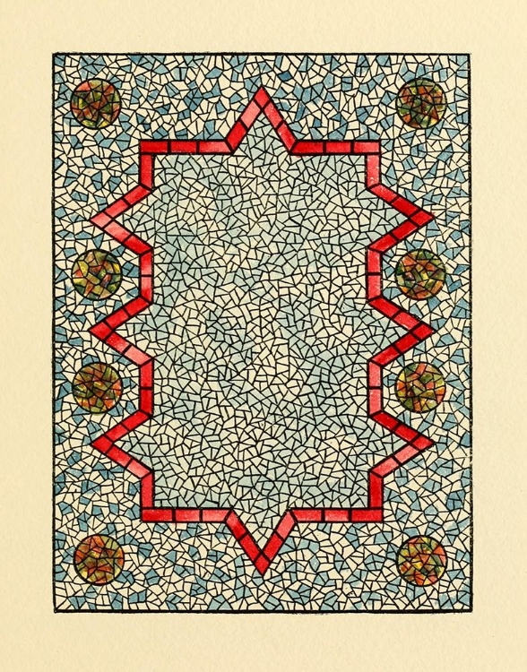 Picture of BELCHER MOSAIC GLASS 1886 - 8 DESIGN BY BMG CO