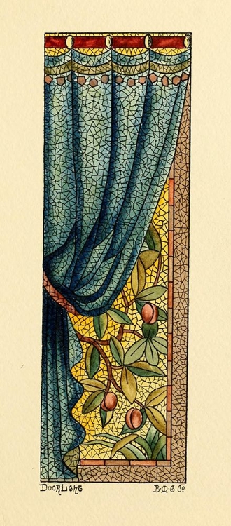 Picture of BELCHER MOSAIC GLASS 1886 - 9 DESIGN BY BMG CO