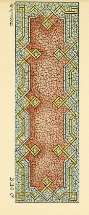 Picture of BELCHER MOSAIC GLASS 1886 - 12 DESIGN BY BMG CO