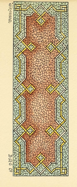 Picture of BELCHER MOSAIC GLASS 1886 - 12 DESIGN BY BMG CO