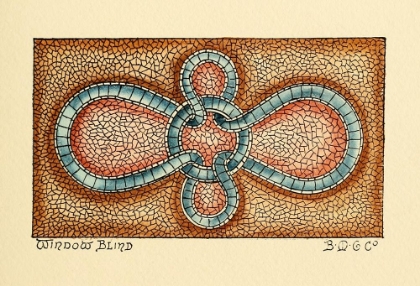 Picture of BELCHER MOSAIC GLASS 1886 - 14 DESIGN BY BMG CO