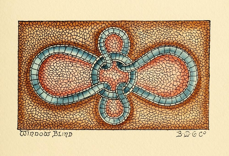 Picture of BELCHER MOSAIC GLASS 1886 - 14 DESIGN BY BMG CO