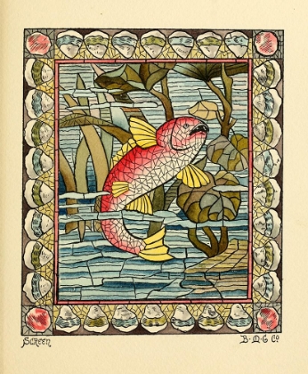 Picture of BELCHER MOSAIC GLASS 1886 - 17 DESIGN BY BMG CO