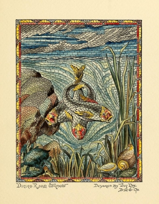 Picture of BELCHER MOSAIC GLASS 1886 - 20 DESIGN BY BEN DAY