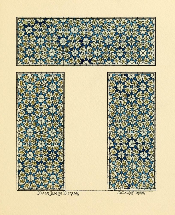 Picture of BELCHER MOSAIC GLASS 1886 - 22 DESIGN BY WM H DAY