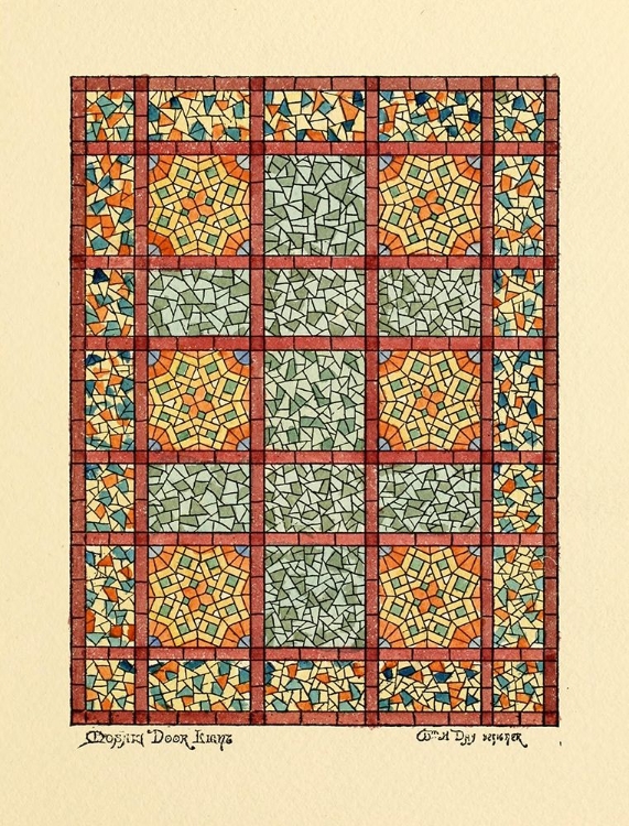 Picture of BELCHER MOSAIC GLASS 1886 - 23 DESIGN BY WM H DAY