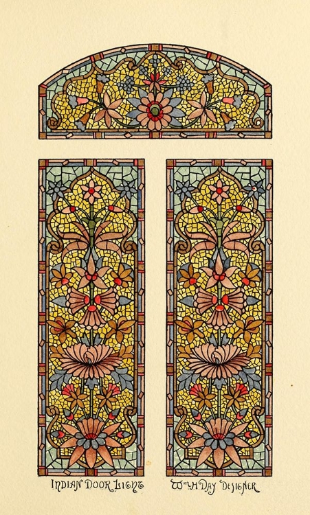 Picture of BELCHER MOSAIC GLASS 1886 - 26 DESIGN BY WM H DAY