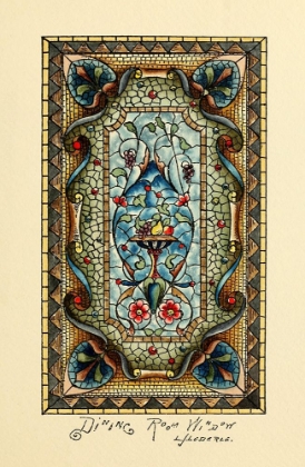 Picture of BELCHER MOSAIC GLASS 1886 - 36 DESIGN BY LJ LEDERIE