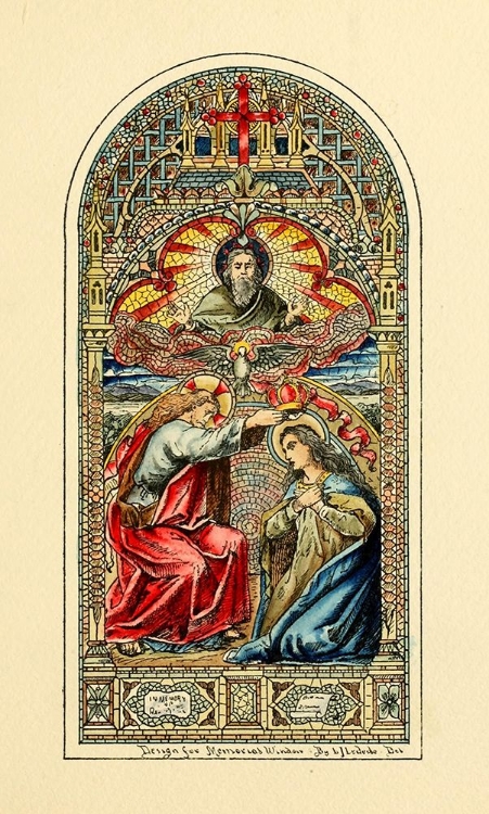 Picture of BELCHER MOSAIC GLASS 1886 - 38 DESIGN BY LJ LEDERIE