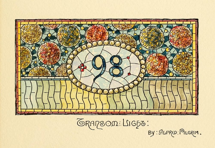 Picture of BELCHER MOSAIC GLASS 1886 - 41 DESIGN BY ALFRED PILGRIM