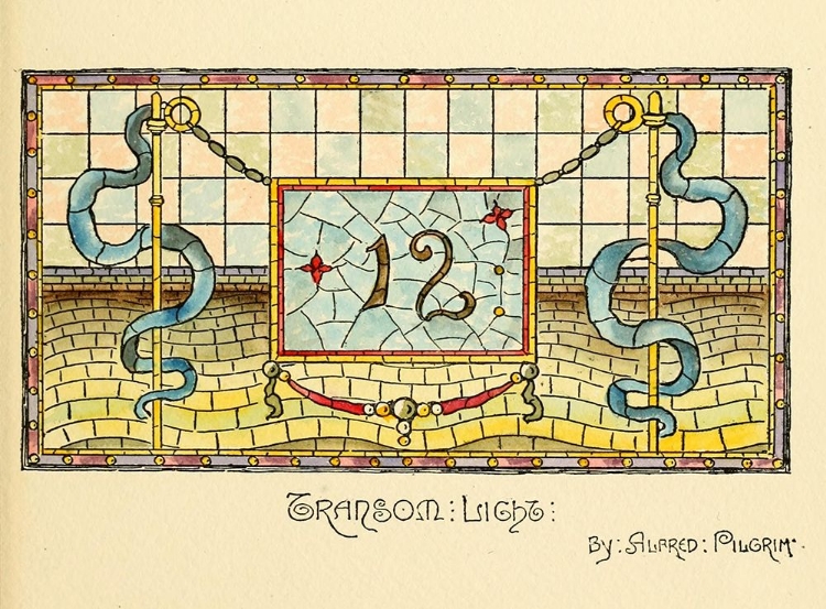 Picture of BELCHER MOSAIC GLASS 1886 - 42 DESIGN BY ALFRED PILGRIM