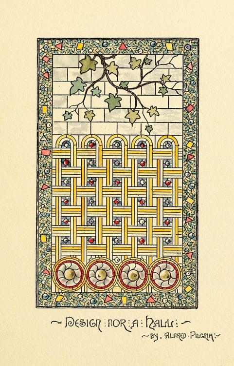 Picture of BELCHER MOSAIC GLASS 1886 - 46 DESIGN BY ALFRED PILGRIM