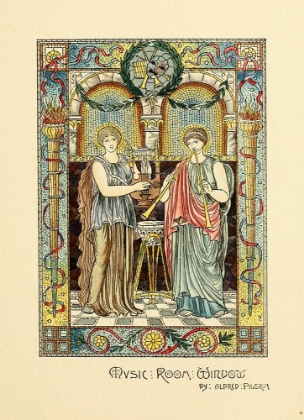 Picture of BELCHER MOSAIC GLASS 1886 - 51 DESIGN BY ALFRED PILGRIM