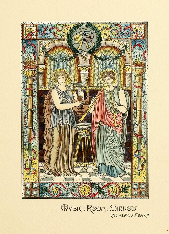 Picture of BELCHER MOSAIC GLASS 1886 - 51 DESIGN BY ALFRED PILGRIM