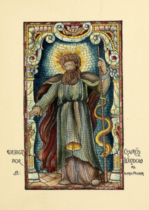 Picture of BELCHER MOSAIC GLASS 1886 - 53 DESIGN BY ALFRED PILGRIM