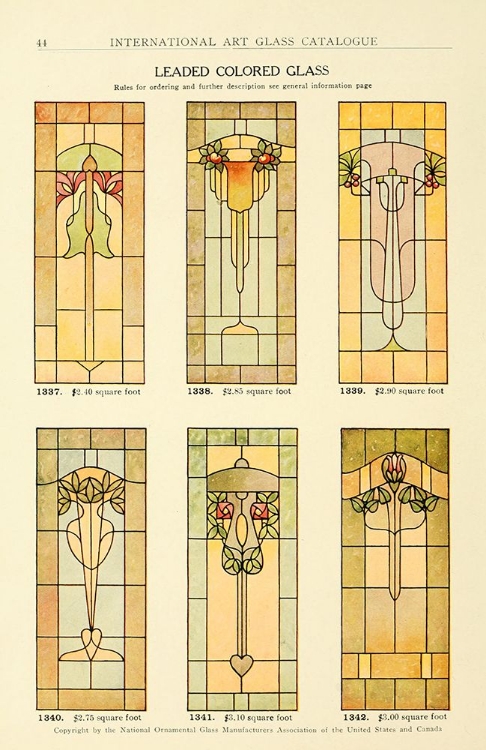 Picture of INTERNATIONAL ART GLASS 1914 - 12