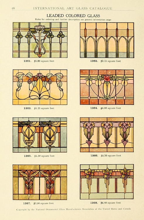 Picture of INTERNATIONAL ART GLASS 1914 - 16