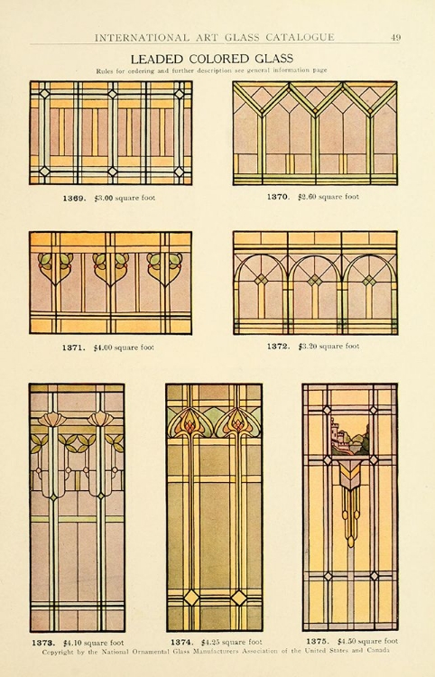 Picture of INTERNATIONAL ART GLASS 1914 - 17