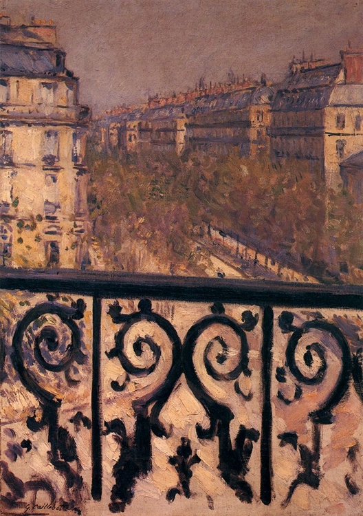 Picture of A BALCONY IN PARIS 1880