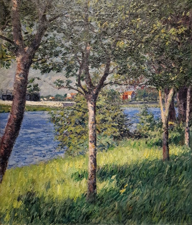Picture of BANK OF THE SEINE NEAR ARGENTEUIL 1888