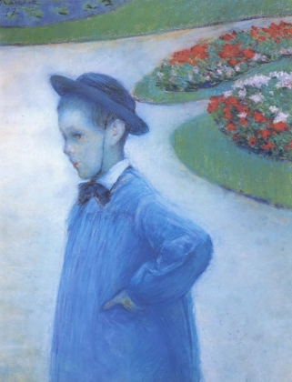 Picture of CAMILLE DAURELLE IN THE PARK AT YERRES 1877