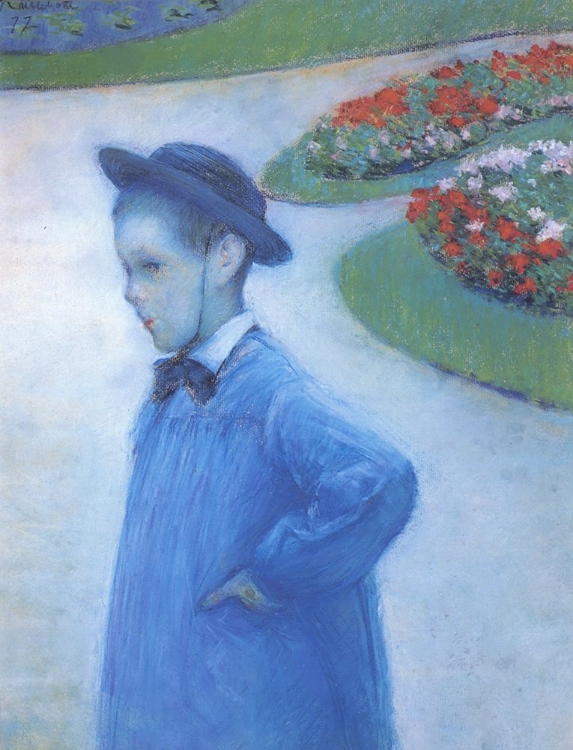 Picture of CAMILLE DAURELLE IN THE PARK AT YERRES 1877