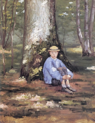 Picture of CAMILLE DAURELLE UNDER AN OAK TREE 1872