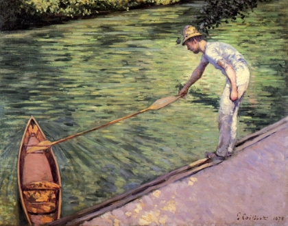 Picture of MAN DOCKING HIS BOAT 1878