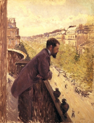 Picture of MAN ON BALCONY CA 1880
