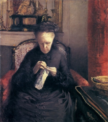 Picture of PORTRAIT OF MME CAILLEBOTTE 1877