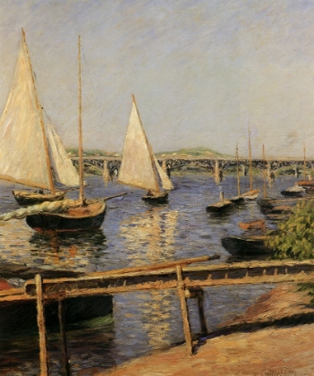 Picture of SAILING BOATS AT ARGENTEUIL CA 1888