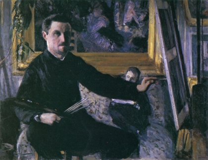Picture of SELF-PORTRAIT AT THE EASEL CA 1879