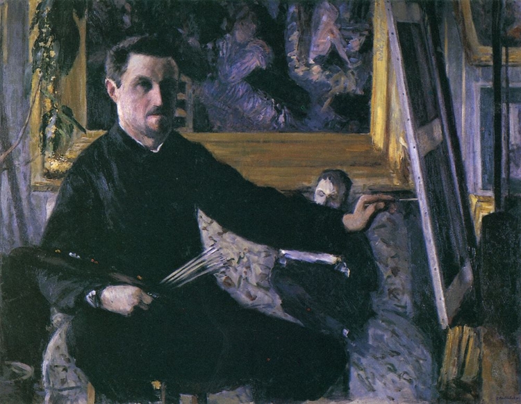 Picture of SELF-PORTRAIT AT THE EASEL CA 1879