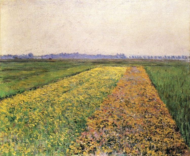 Picture of THE GENNEVILLIERS PLAIN, YELLOW FIELDS 1884
