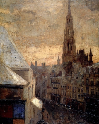 Picture of BRUSSELS TOWN HALL 1885