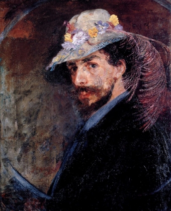 Picture of ENSOR WITH FLOWERED HAT 1883