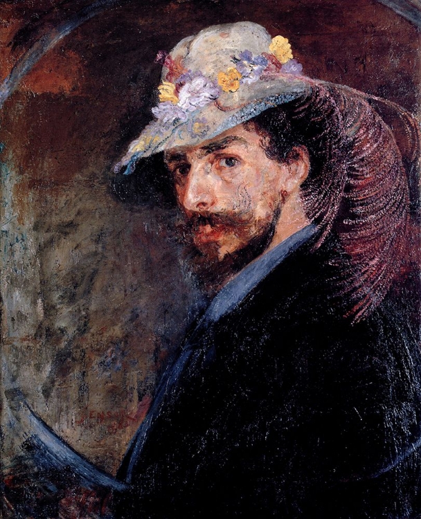 Picture of ENSOR WITH FLOWERED HAT 1883