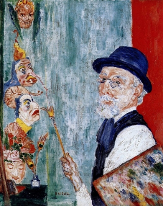 Picture of SELF-PORTRAIT WITH MASKS 1937