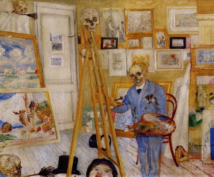 Picture of THE SKELETON PAINTER 1896
