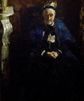 Picture of WOMAN WITH BLUE SHAWL 1881