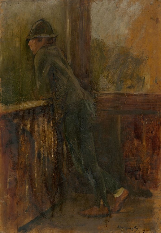 Picture of BOY ON THE PORCH