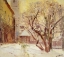Picture of COURTYARD IN WINTER 1910