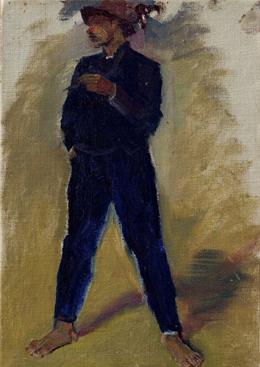 Picture of GROOM STANDING ASTRIDE