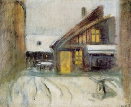 Picture of HOUSE AT DUSK CA 1910