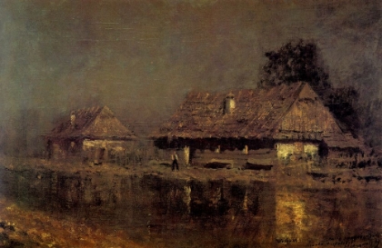 Picture of HOUSES BY THE RIVER 1898